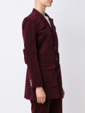 长袖丝绒西装夹克