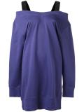 elongated sleeves sweatdress