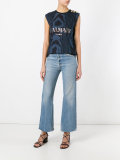 sleeveless logo T-shirt