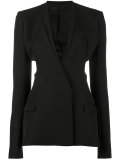 cutout single breasted blazer