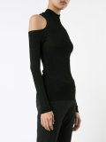 cut-out detail knitted top