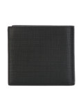 logo embossed bi-fold wallet