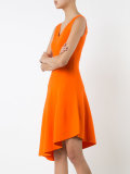 asymmetric flared dress 