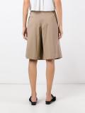pleated A-line shorts 