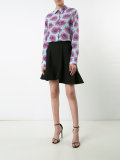 floral-print shirt
