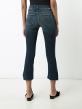 cropped flared jeans