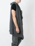 oversized sleeveless hoodie 