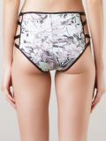 high waist floral briefs