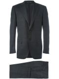 checked pattern two-piece suit