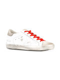 contrast lace trainers