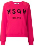 logo print sweatshirt
