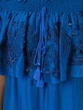 embroidered off-the-shoulder dress