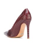 snakeskin effect pumps 