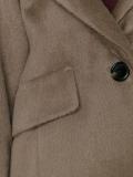 hooded shawl collar coat