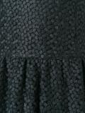 embroidered pleated skirt dress