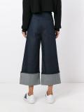 cropped wide leg jeans