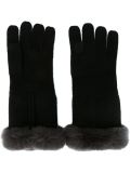 fur trim gloves gloves