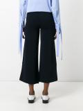 flared cropped trousers