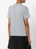 ruffle trim T-shirt