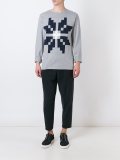 geometric motif sweatshirt