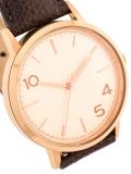 rose gold dial watch 