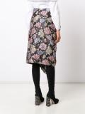 'Mabel' floral asymmetric skirt