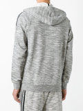 striped sleeves hoodie