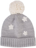 cashmere pom pom beanie 