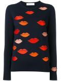 lips print jumper