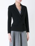 double breasted fitted jacket
