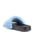fur slidder sandals 
