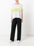 colour block T-shirt 