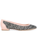 woven ballerina flats