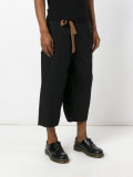 drawstring cropped pants 