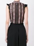 embroidered cropped top