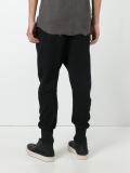 drop-crotch sweatpants