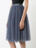 pleated full skirt