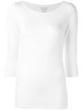 boat neck T-shirt