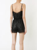 lace panel playsuit 