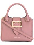 buckled strap tote