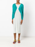 pleated open jacket