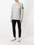 patch pocket sweatshirt