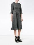 tie-back midi dress