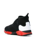 neoprene hi-top sneakers