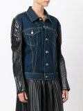 printed denim jacket 