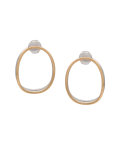 double oval earring