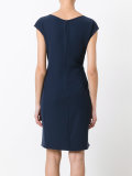 draped front dress