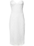 strapless fitted dress