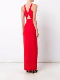 cut-off back detailing dress