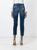 'Medium Waist Cropped Twiggy'牛仔裤